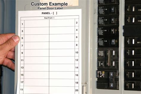 electrical circuit box template|electrical circuit breaker label.